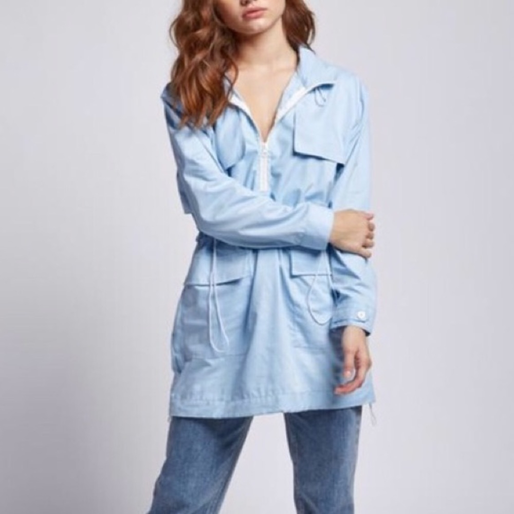 Baby Blue Windbreaker